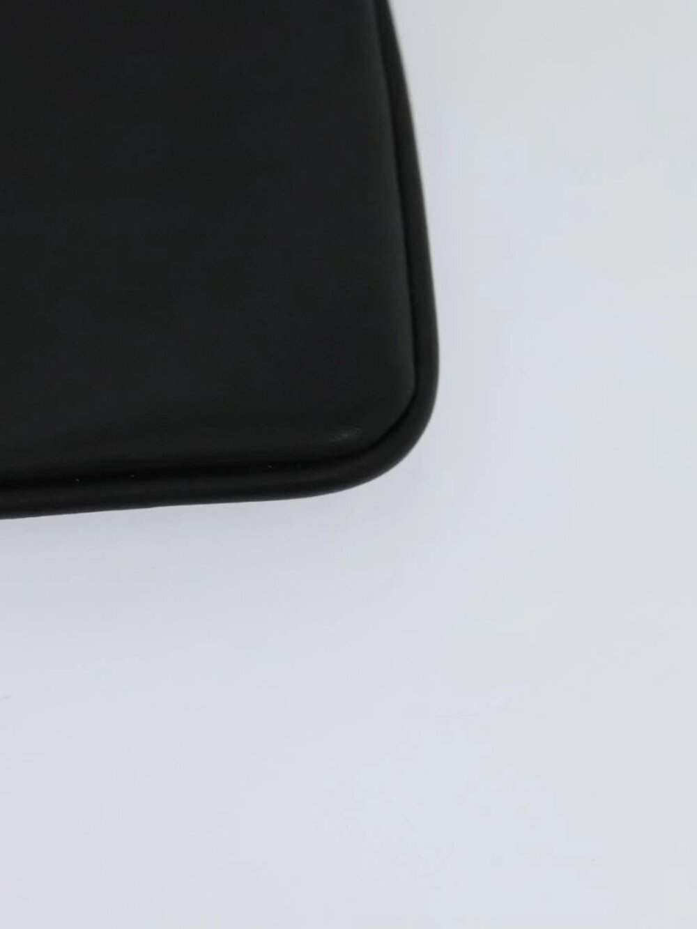 FENDI Triplet Clutch Bag Leather Black Auth 110887V - Picture 4 of 16